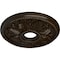 Ekena Millwork Edinburgh Ceiling Medallion (Fits Canopies up to 5 1/8"), 18 1/8"OD x 3 1/2"ID x 2 3/4"P, Bronze CM18ED1BZS - alternate 2